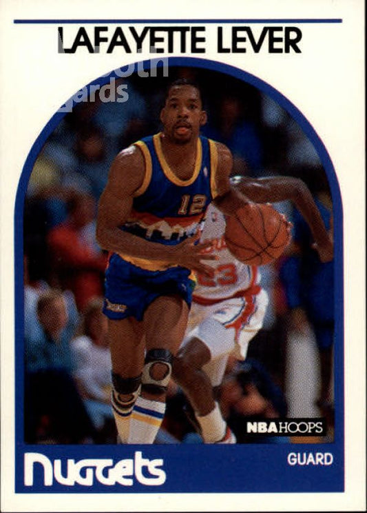 NBA 1989-90 Hoops - No 220 - Lafayette Lever