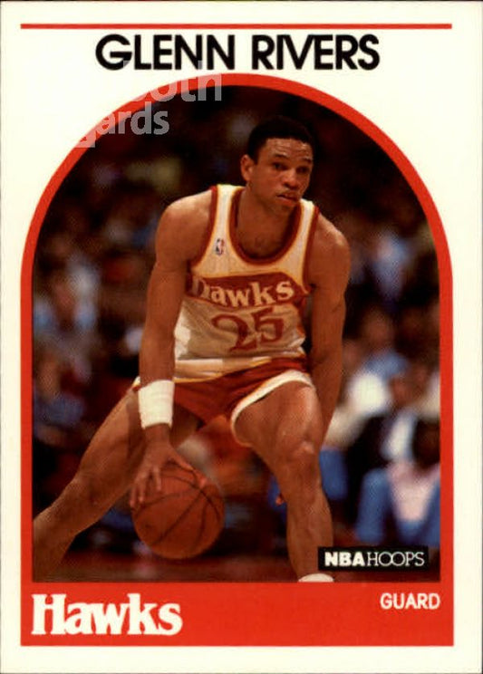 NBA 1989-90 Hoops - No 252 - Glenn Rivers