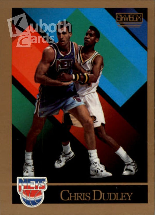 NBA 1990-91 SkyBox - No 398 - Chris Dudley
