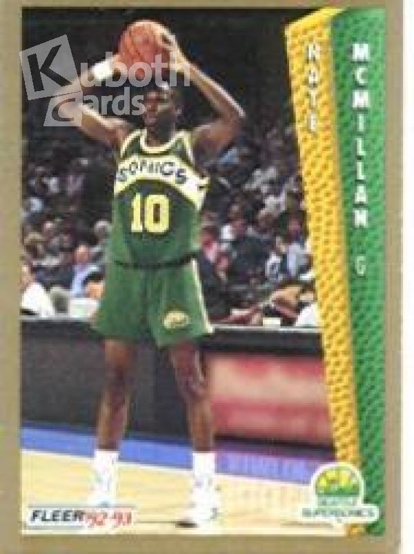 NBA 1992-93 Fleer - No 215 - Nate McMillan