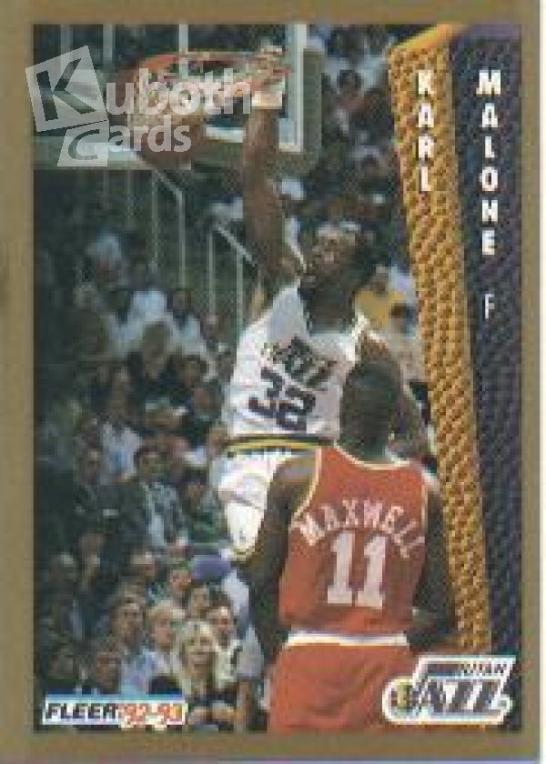 NBA 1992-93 Fleer - No. 225 - Karl Malone