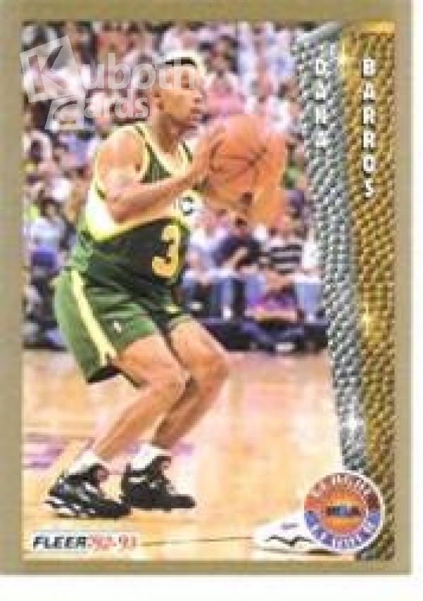 NBA 1992-93 Fleer - No. 243 - Dana Barros