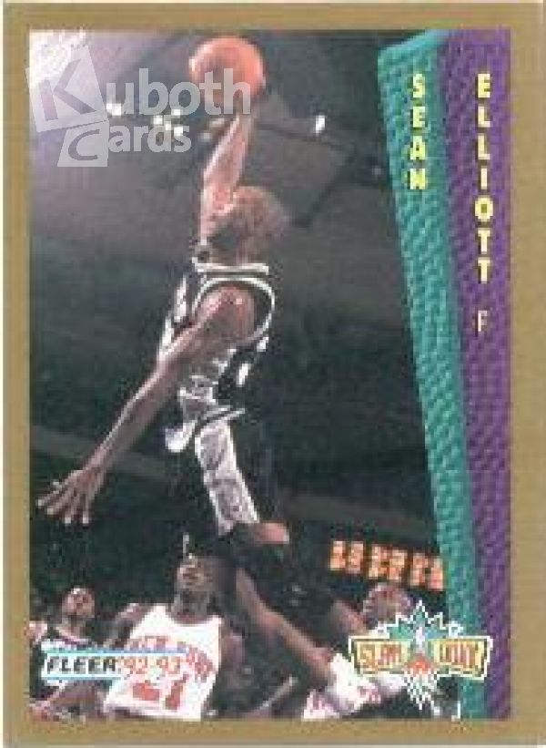 NBA 1992-93 Fleer - No 271 - Sean Elliott