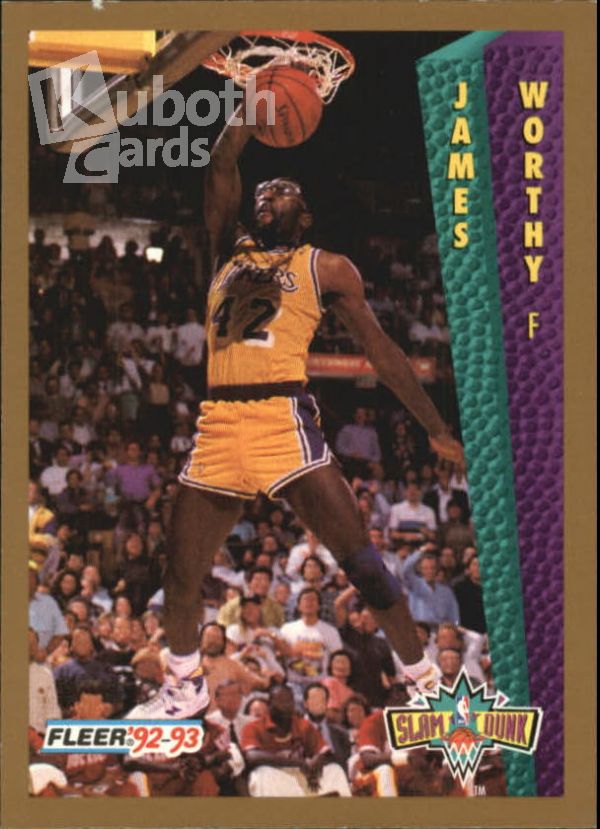 NBA 1992-93 Fleer - No 274 - James Worthy