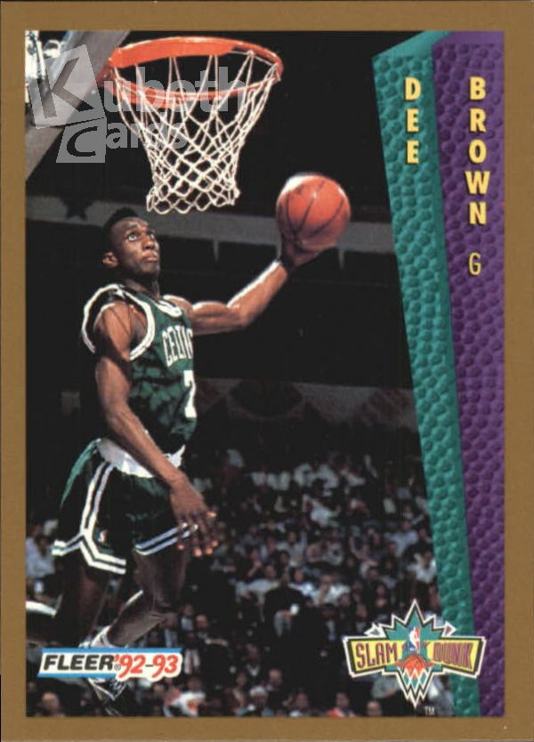 NBA 1992-93 Fleer - No. 281 - Dee Brown