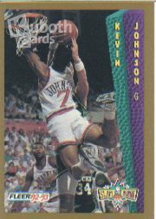 NBA 1992-93 Fleer - No. 282 - Kevin Johnson