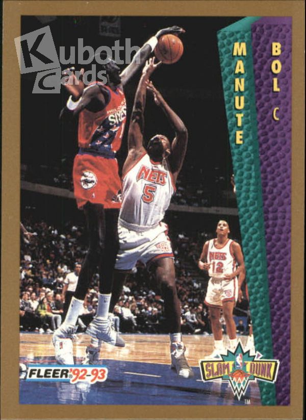 NBA 1992-93 Fleer - No. 285 - Manute Bol