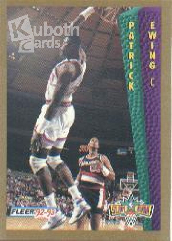 NBA 1992-93 Fleer - No. 291 - Patrick Ewing