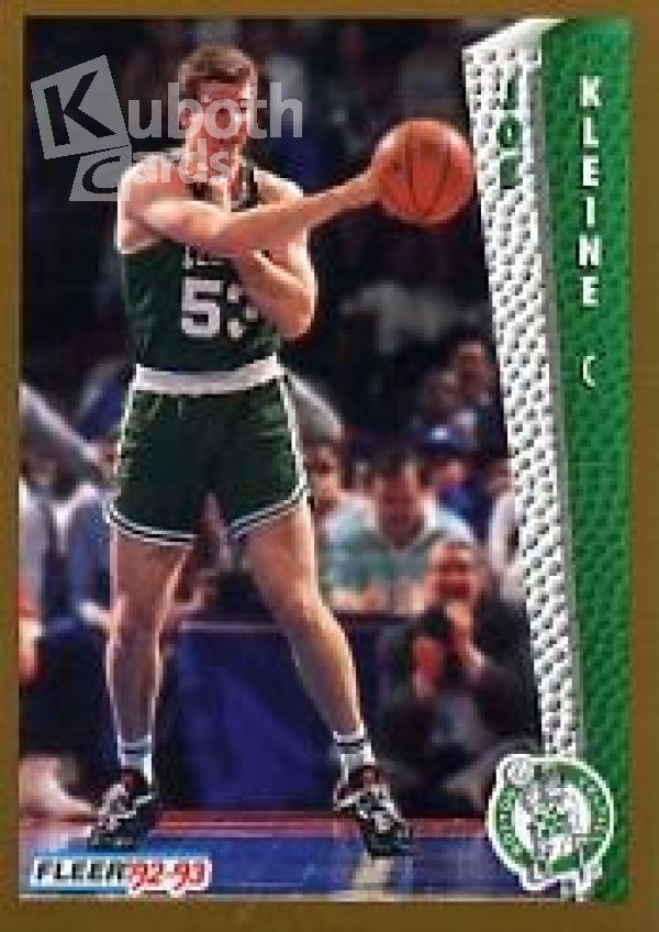 NBA 1992-93 Fleer - No 306 - Joe Kleine