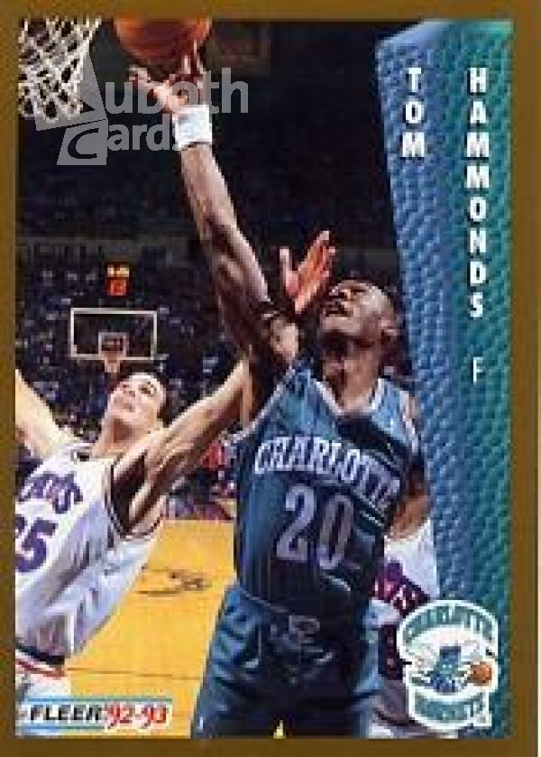 NBA 1992-93 Fleer - No 309 - Tom Hammonds