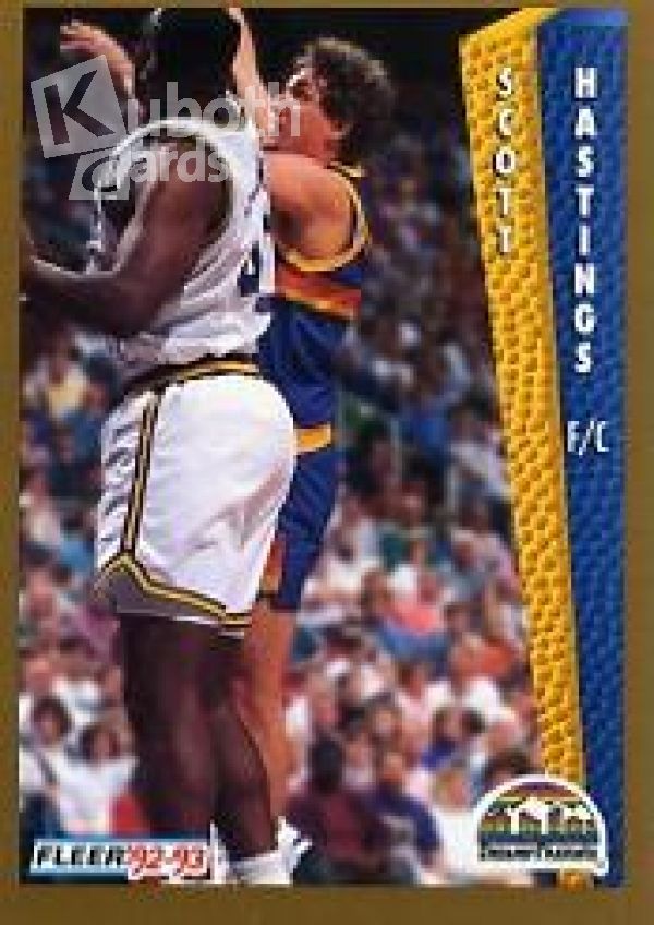 NBA 1992-93 Fleer - No. 329 - Scott Hastings