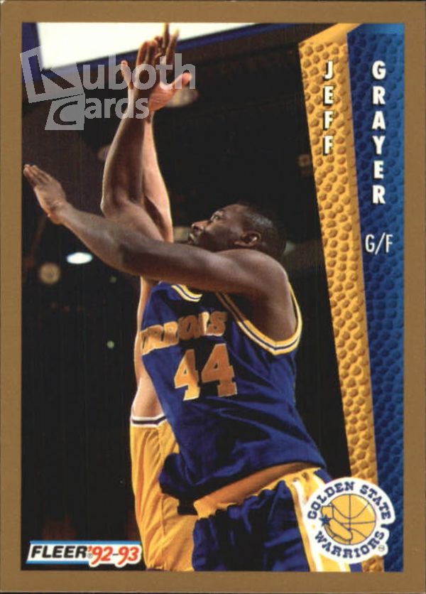 NBA 1992-93 Fleer - No. 339 - Jeff Grayer