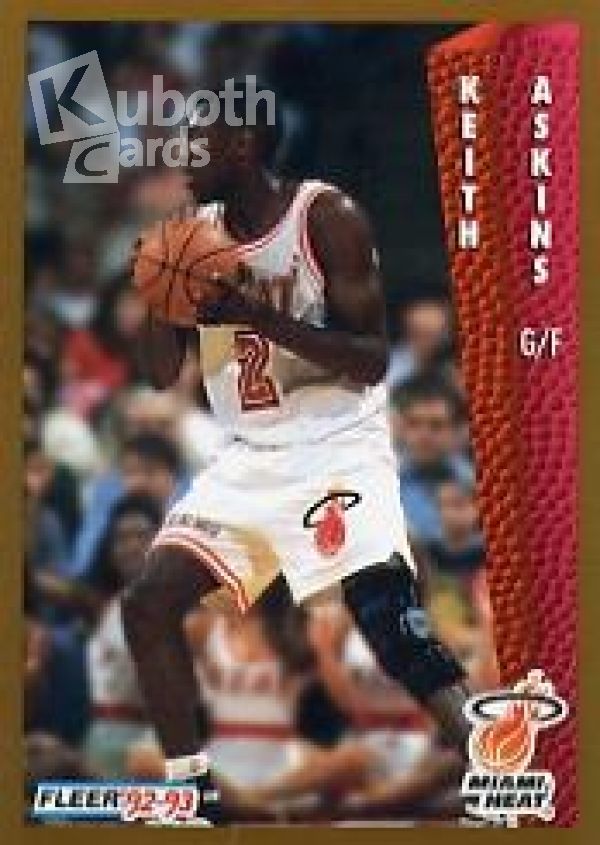 NBA 1992-93 Fleer - No. 366 - Keith Askins