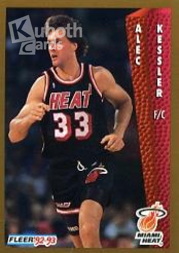 NBA 1992-93 Fleer - No. 368 - Alec Kessler