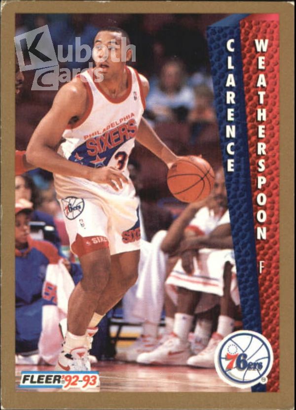 NBA 1992-93 Fleer - No 409 - Clarence Weatherspoon