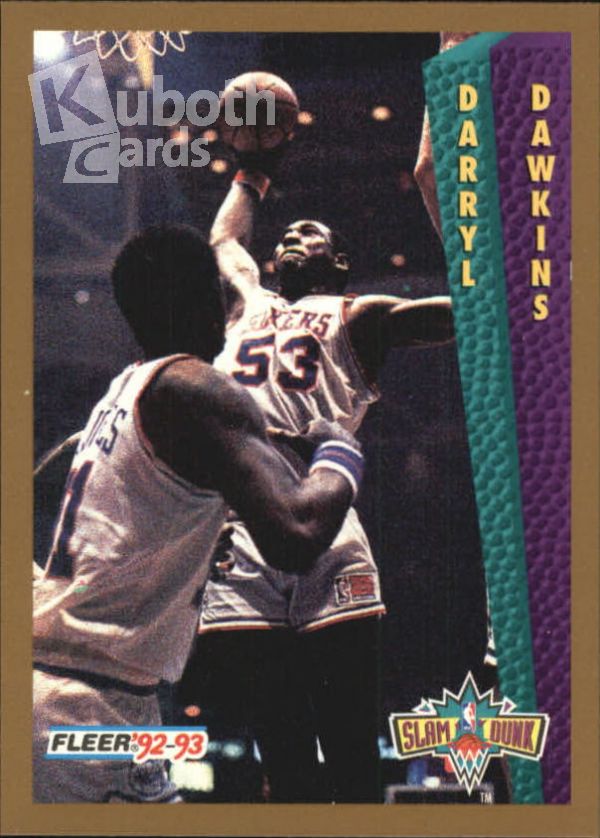 NBA 1992-93 Fleer - No 300 - Darryl Dawkins