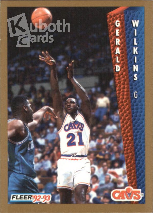 NBA 1992-93 Fleer - No 320 - Gerald Wilkins