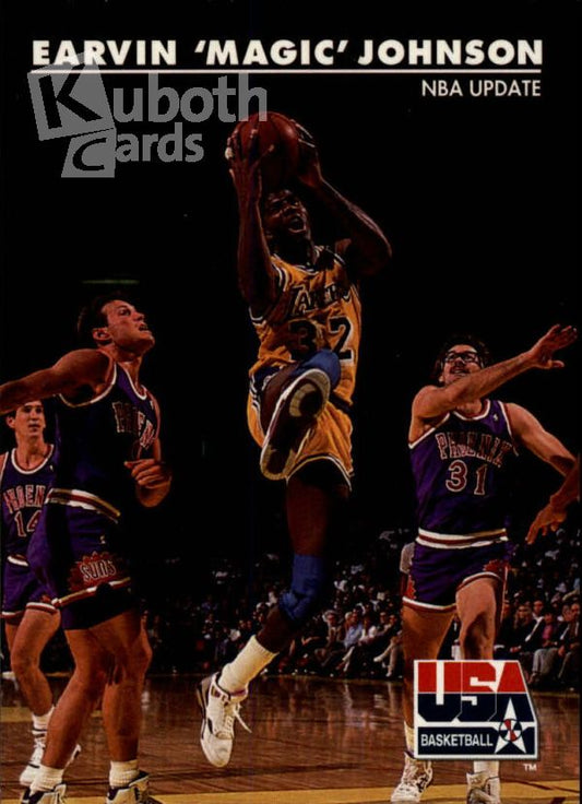 NBA 1992 SkyBox USA - No 28 - Earvin Magic Johnson