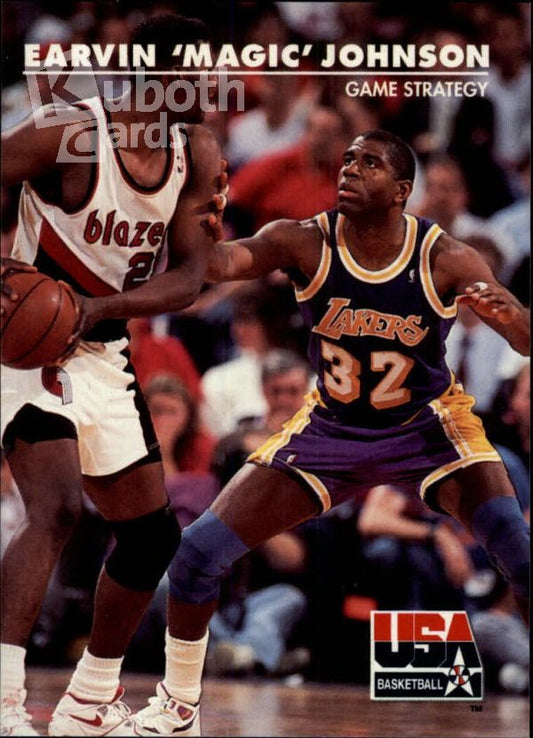 NBA 1992 SkyBox USA - No 30 - Earvin Magic Johnson