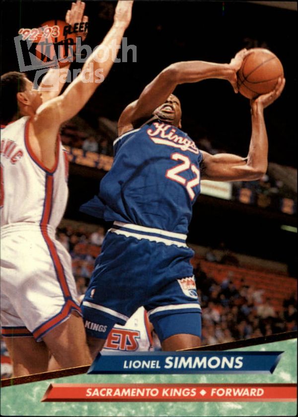 NBA 1992-93 Ultra - No. 159 - Lionel Simmons