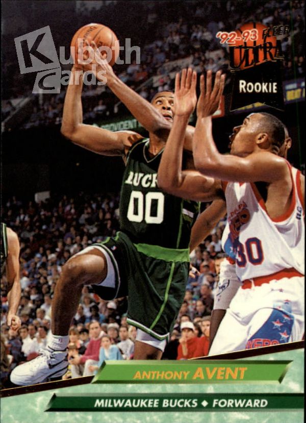 NBA 1992-93 Ultra - No. 295 - Anthony Avent
