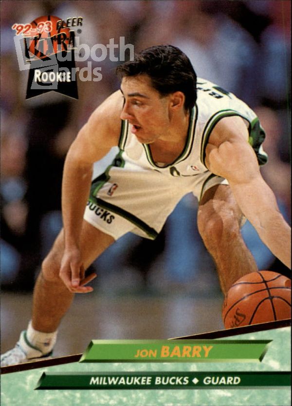 NBA 1992-93 Ultra - No. 296 - Jon Barry