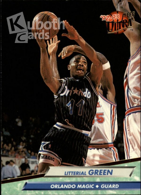 NBA 1992-93 Ultra - No. 325 - Litterial Green