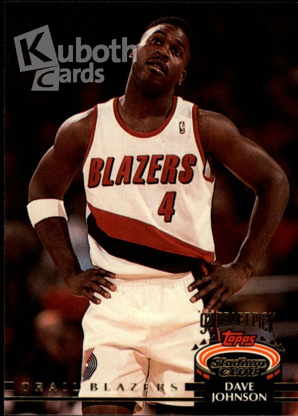 NBA 1992-93 Stadium Club - No. 300 - Dave Johnson