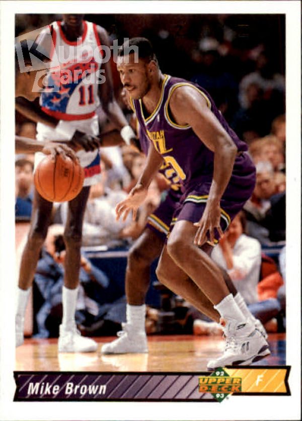NBA 1992-93 Upper Deck - No. 118 - Mike Brown