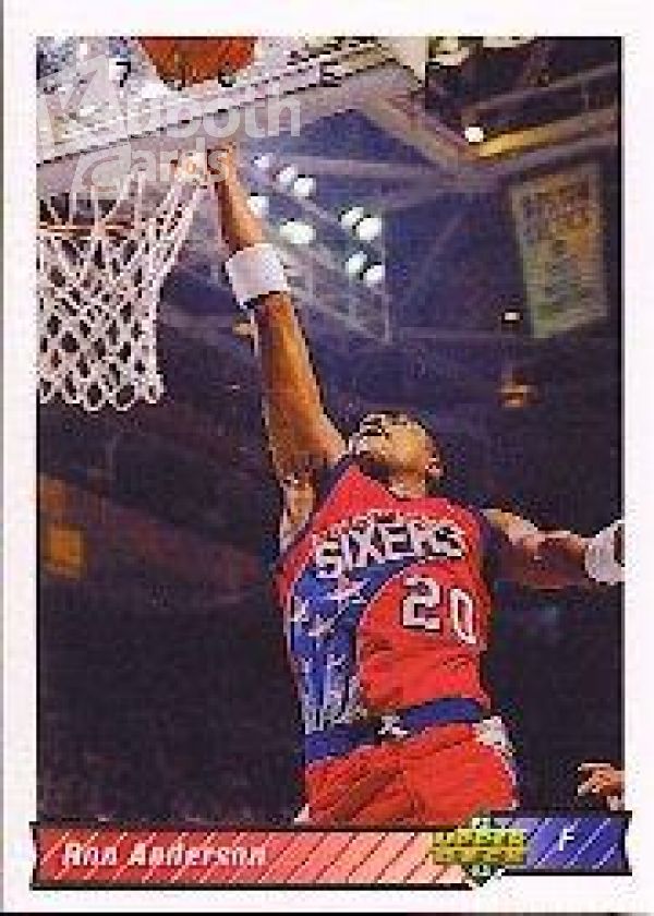 NBA 1992-93 Upper Deck - No. 217 - Ron Anderson