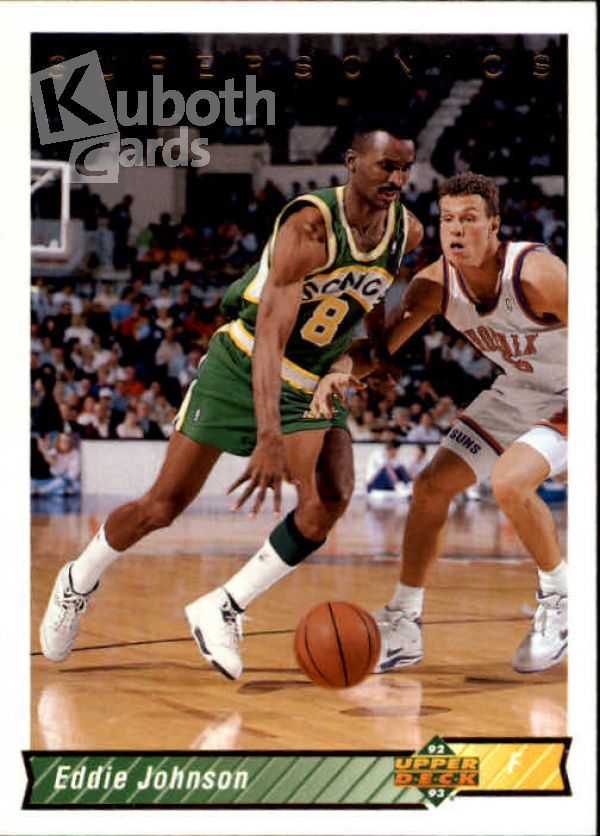 NBA 1992-93 Upper Deck - No. 298 - Eddie Johnson