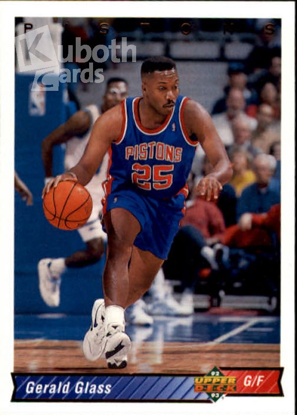 NBA 1992-93 Upper Deck - No. 323 - Gerald Glass