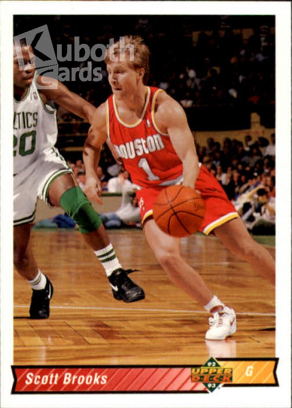 NBA 1992-93 Upper Deck - No. 329 - Scott Brooks
