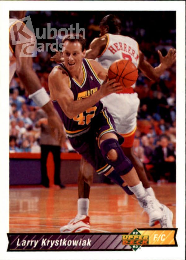 NBA 1992-93 Upper Deck - No. 387 - Larry Krystkowiak