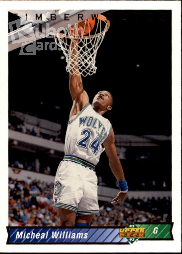 NBA 1992-93 Upper Deck - No. 38 - Micheal Williams
