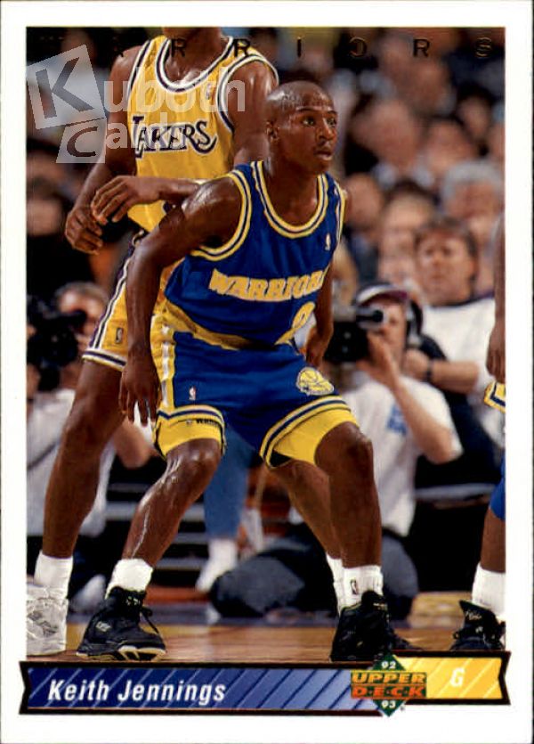 NBA 1992-93 Upper Deck - No. 410 - Keith Jennings