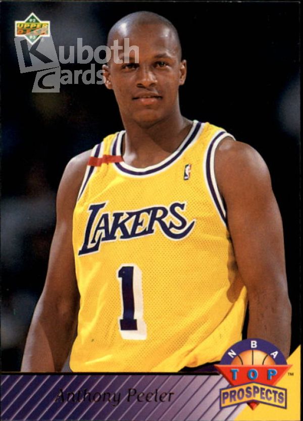 NBA 1992-93 Upper Deck - No 468 - Anthony Peeler