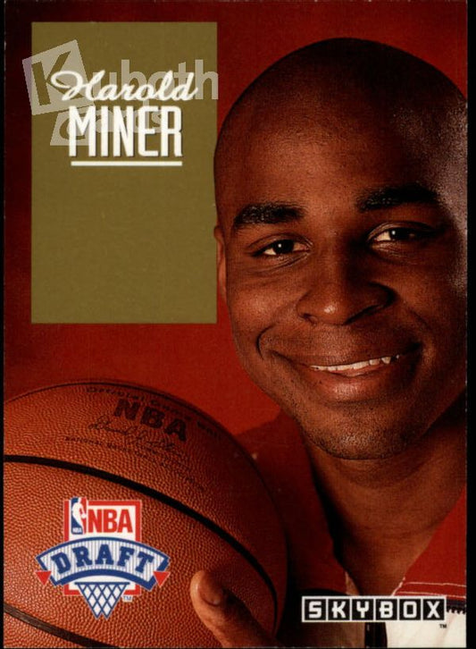 NBA 1992-93 SkyBox Draft Picks - No DP12 - Harold Miner