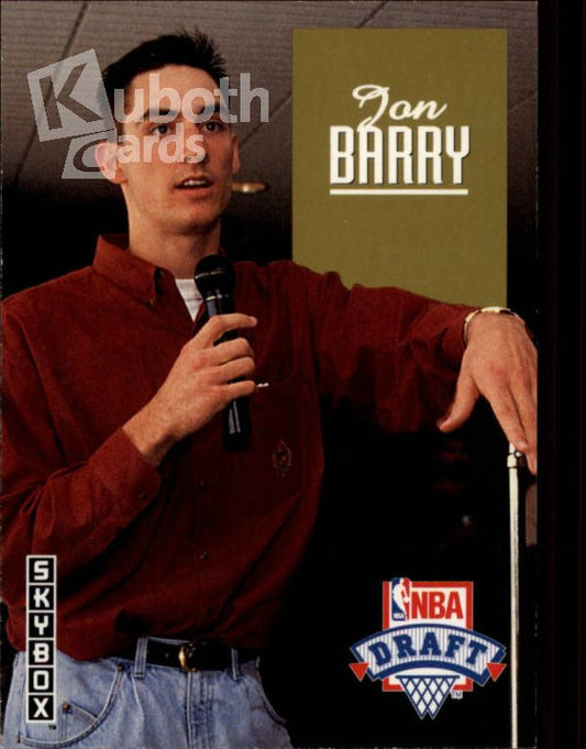 NBA 1992-93 SkyBox Draft Picks - No DP21 - Jon Barry