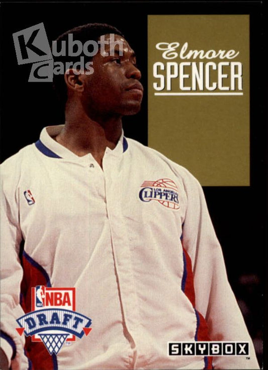 NBA 1992-93 SkyBox Draft Picks - No DP25 - Elmore Spencer