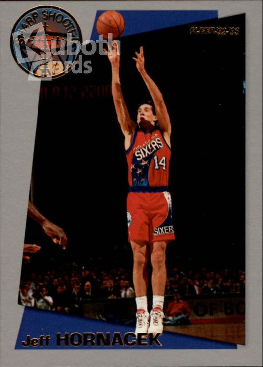 NBA 1992-93 Fleer Sharpshooters - No 3 of 18 - Jeff Hornacek