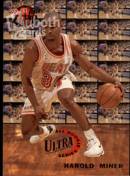 NBA 1992-93 Ultra All-Rookies - No 5 of 10 - Harold Miner