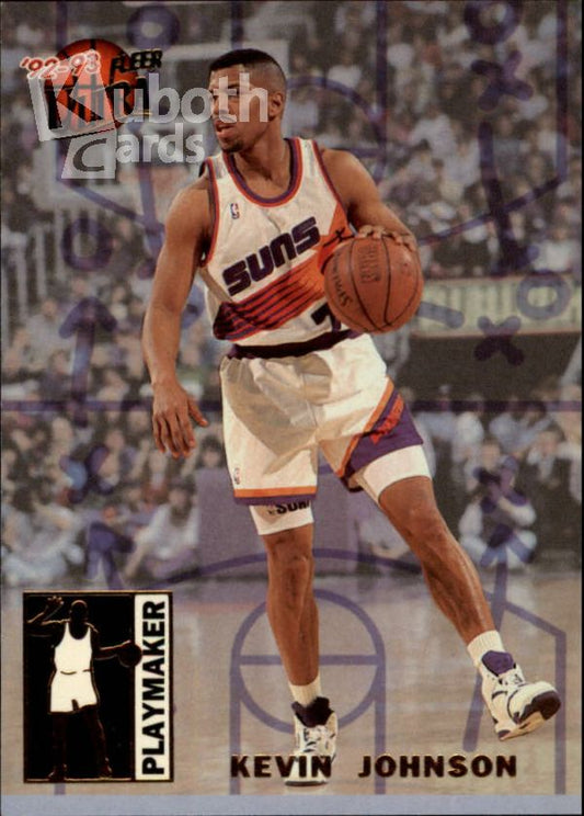NBA 1992-93 Ultra Playmakers - No 5 of 10 - Kevin Johnson