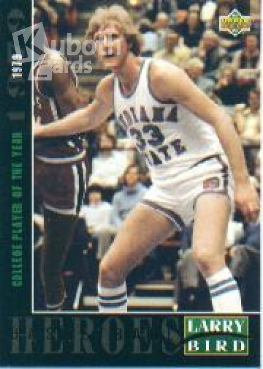 NBA 1992-93 Upper Deck Larry Bird Heroes - No 19 of 27 - Larry Bird