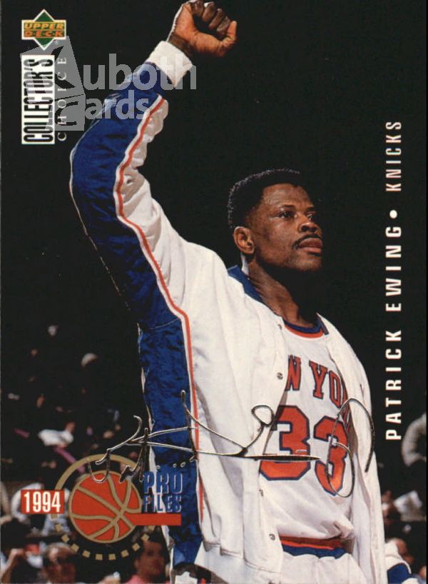 NBA 1994-95 Collector's Choice Silver Signature - No 201 - Patrick Ewing