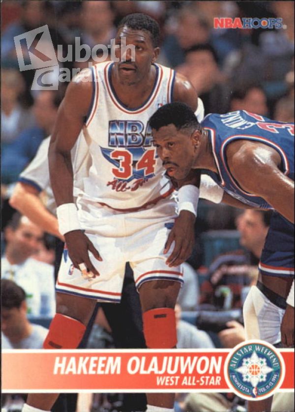 NBA 1994-95 Hoops - No 244 - Hakeem Olajuwon