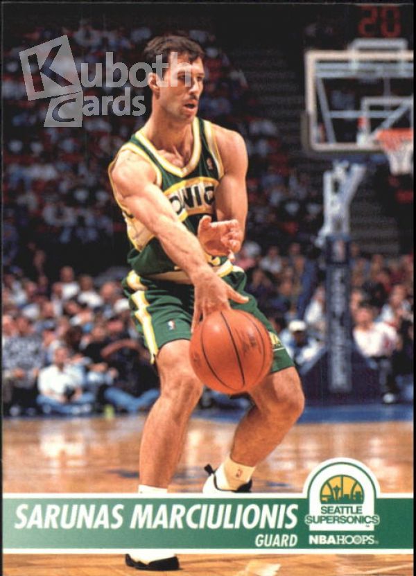 NBA 1994-95 Hoops - No. 374 - Sarunas Marciulionis