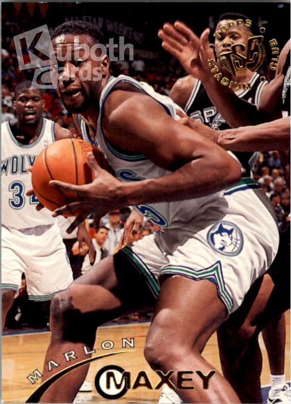 NBA 1994-95 Stadium Club - No. 25 - Marlon Maxey