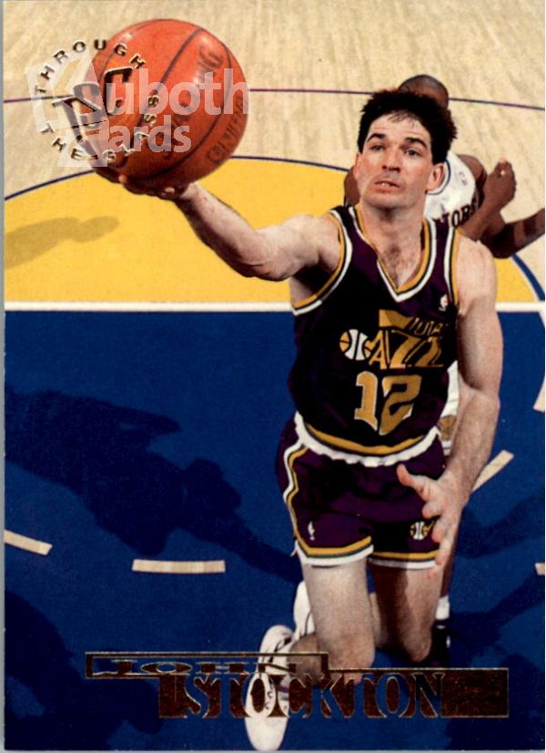 NBA 1994-95 Stadium Club - No. 76 - John Stockton