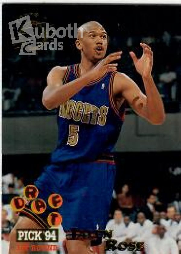 NBA 1994-95 Stadium Club - No. 260 - Jalen Rose